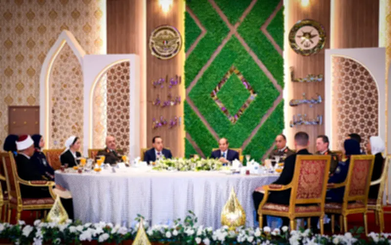 رسائل قوية من الرئيس السيسي خلال إفطار الأكاديمية العسكرية المصرية