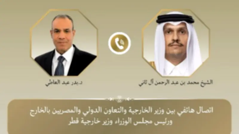وزير الخارجية المصري يؤكد تضامن بلاده مع قطر ودول الخليج في اتصال هاتفي