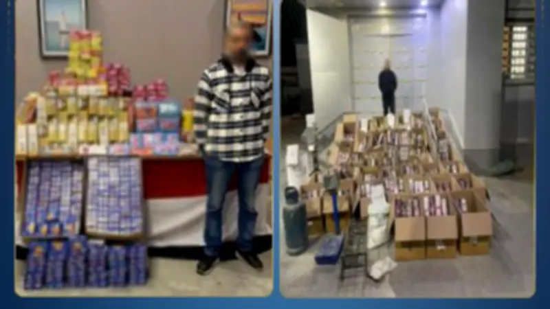 ضبط أكثر من مليوني قطعة ألعاب نارية في حملات أمنية مكثفة