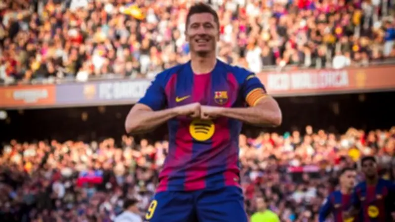 برشلونة يعلن جاهزية ليفاندوفسكي الكاملة لمواجهة أتلتيك بلباو في الدوري الإسباني