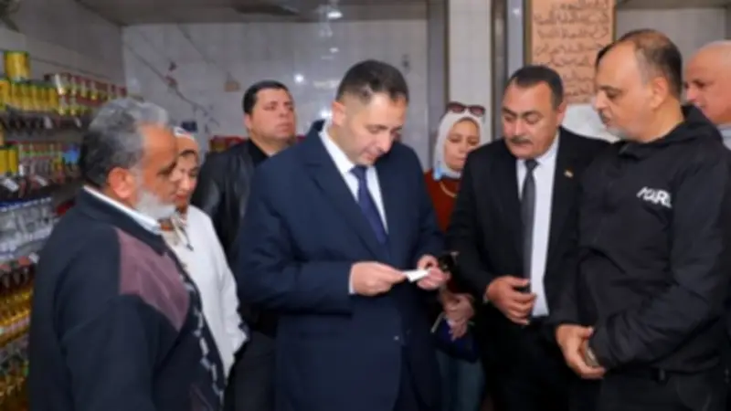 محافظ دمياط يتفقد مطحن السادات لمتابعة إنتاج الدقيق المدعم وتوفير الرغيف البلدي