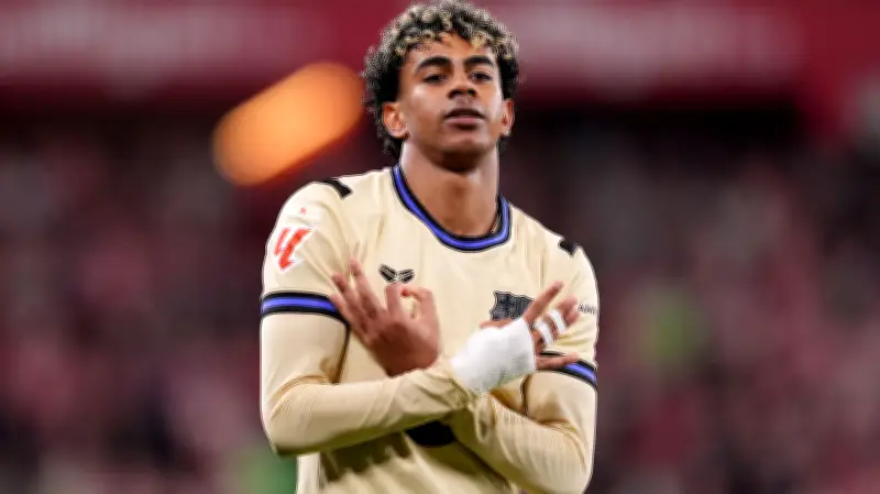 يامال يقترب من تحطيم رقم راؤول التاريخي بعد هدفه الحاسم لبرشلونة