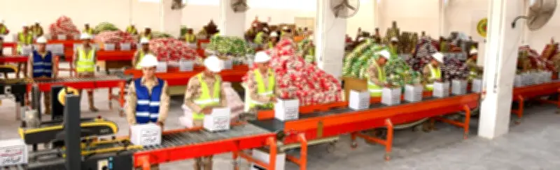 القوات المسلحة توزع كميات ضخمة من الحصص الغذائية على المواطنين في مختلف المحافظات