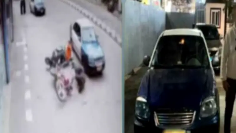 القبض على سائق تاكسي بعد هروبه إثر اصطدامه عمداً بدراجتين ناريتين في الغربية