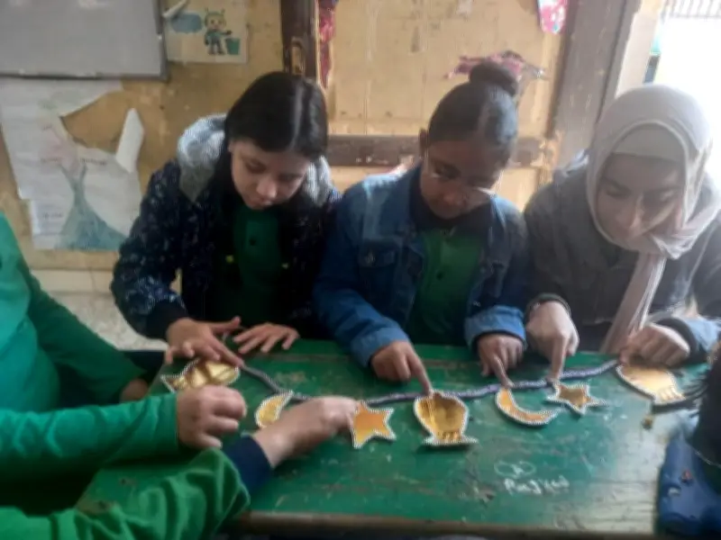 ورشة أشغال يدوية وحكي في بيت ثقافة أبو حشيش بالقاهرة تنعش التراث الشعبي