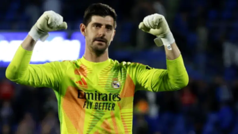 كورتوا يواجه مانشستر سيتي بمفارقة تاريخية في قمة دوري الأبطال بين ريال مدريد والسيتي