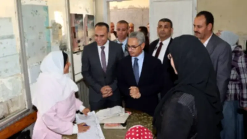 محافظ بني سويف يتفقد مستشفى الفشن المركزي للاطمئنان على جودة الخدمات الصحية