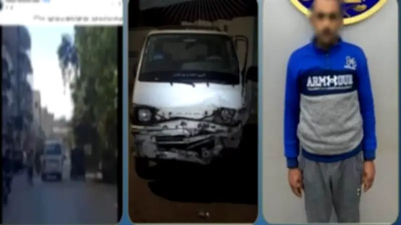 ضبط سائق ميكروباص في الدقهلية بعد اصطدامه بسيارة ملاكي بسبب السير برعونة