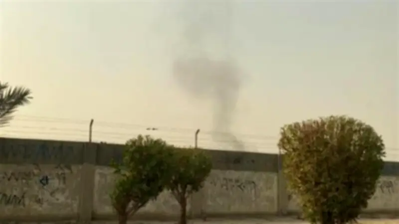 مصابون في قصف استهدف مقر الحشد الشعبي بمدينة القائم شمال بغداد