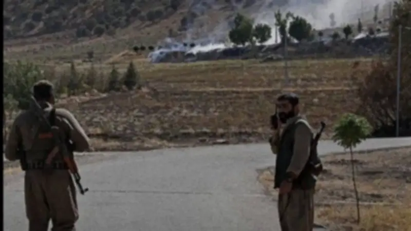 هجوم بطائرة مسيرة يستهدف جماعة معارضة إيرانية شمال شرق أربيل بإقليم كردستان العراق