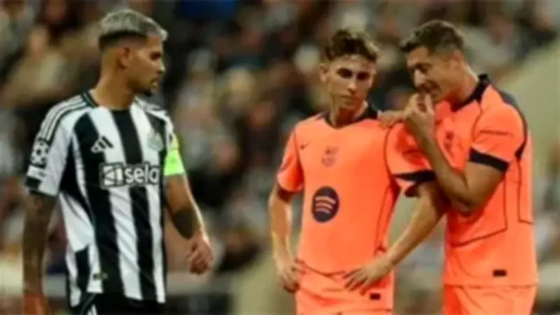 برشلونة يواجه نيوكاسل في دوري الأبطال: التشكيل المتوقع والإحصائيات الحاسمة