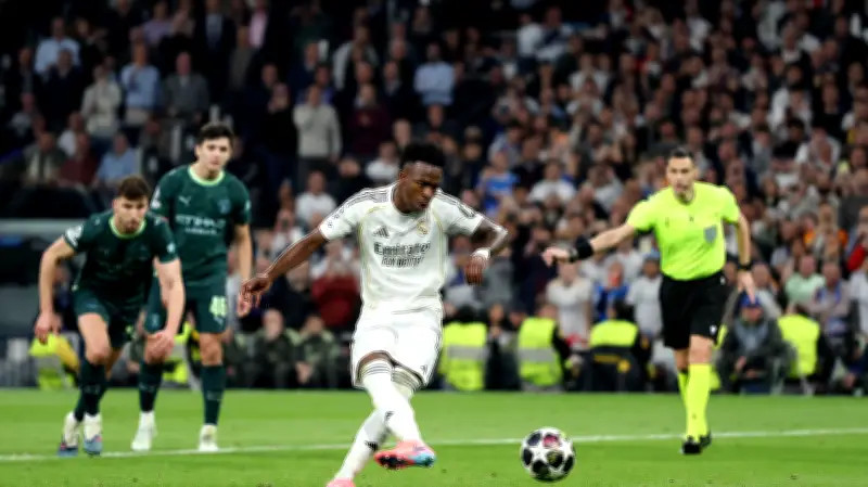 فينيسيوس جونيور يعتذر لجماهير ريال مدريد بعد إهدار ركلة جزاء أمام مانشستر سيتي