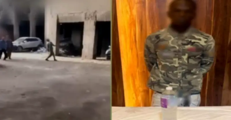 القبض على شخص في حالة عدم اتزان بزعم تعاطي المخدرات في القاهرة