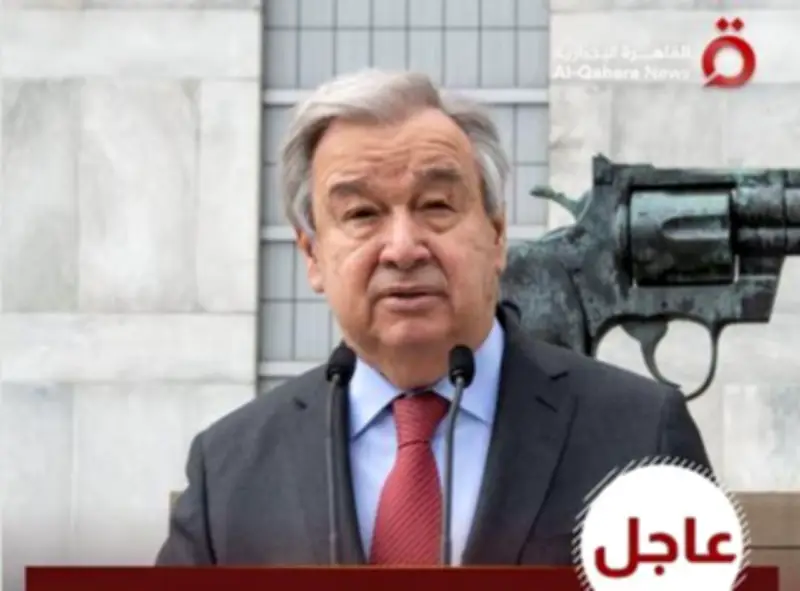 جوتيريش يؤكد: السلطة اللبنانية وحدها تمتلك الحق الحصري باستخدام القوة