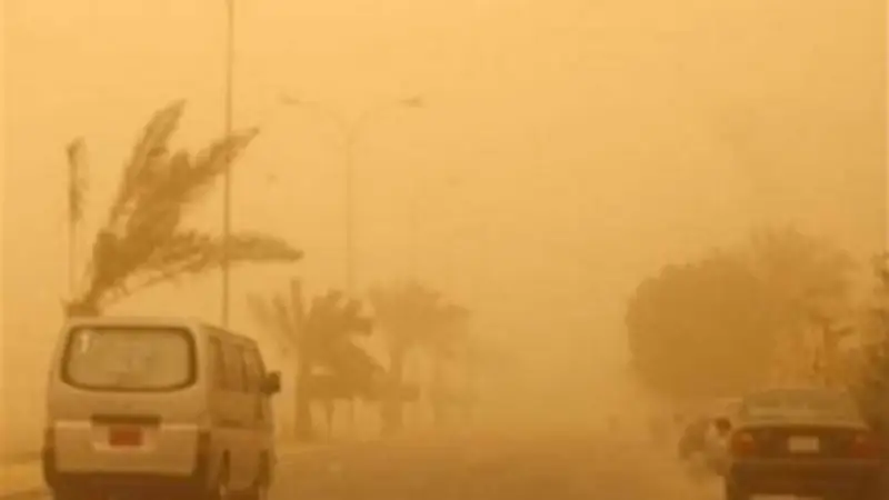 رياح محملة بالرمال والأتربة تضرب المنيا اليوم مع توقعات أمطار خفيفة