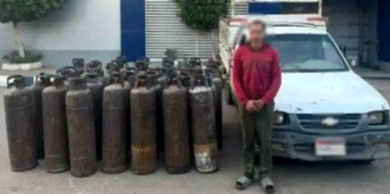 ضبط سائق يبيع إسطوانات الغاز بأكثر من السعر الرسمي في الدقهلية