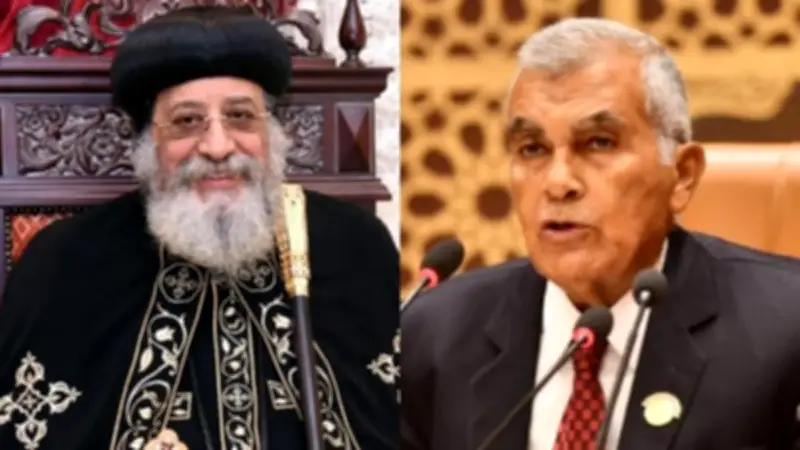 البابا تواضروس يبعث برسالة محبة وتهنئة لرئيس مجلس الشيوخ بمناسبة عيد الفطر المبارك