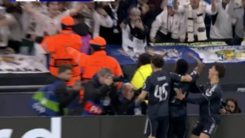 ريال مدريد يتقدم على مانشستر سيتي بهدف فينيسيوس وطرد سيلفا في دوري الأبطال