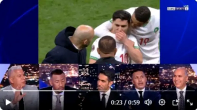 وائل جمعة ينفعل على يوسف شيبو في بي إن سبورت بسبب قرار الكاف بمنح لقب أمم أفريقيا للمغرب