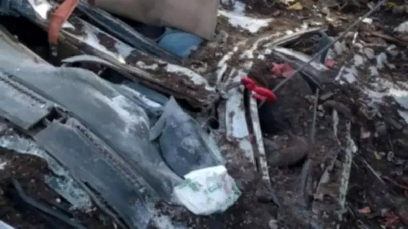 مصرع سائق في حادث مروع بتصادم تريلة قمامة مع سيارة ملاكي بنفق العبور