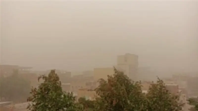 عواصف ترابية شديدة تضرب الوادي الجديد وتؤثر على الرؤية والطرق