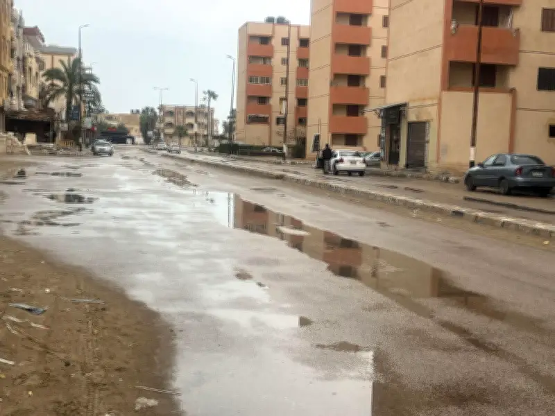 أمطار غزيرة تضرب شمال سيناء مع توقعات باستمرار التقلبات الجوية القوية