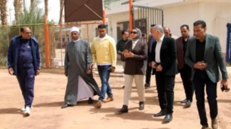 محافظ الوادي الجديد يزور مستشفى الخارجة التخصصي ويهنئ الأم المثالية ونقيب المهندسين