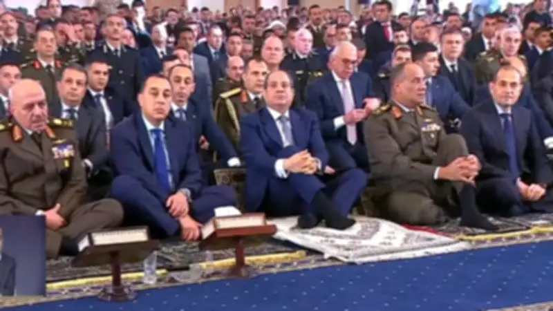 خطيب العيد بحضور السيسي: العفو من خصال النبلاء وعباد الرحمن يتصفون بالحلم