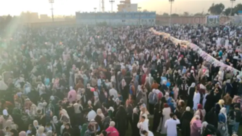 إقبال جماهيري كبير وتأمين مشدد في صلاة عيد الفطر بمحافظة الشرقية
