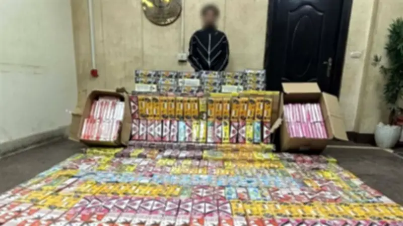 ضبط مليون قطعة ألعاب نارية في حملات أمنية مكثفة بالمحافظات