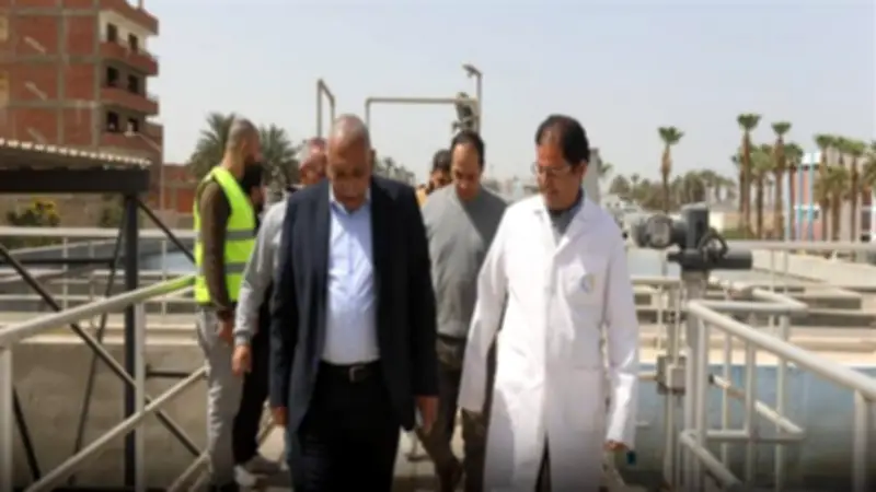 رئيس مياه المنيا يتفقد محطات المياه ويؤكد انتظام الخدمة خلال عيد الفطر