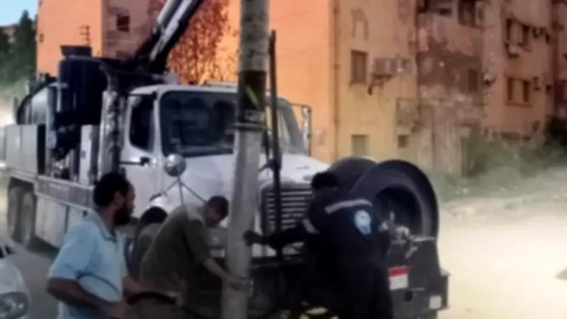 أسوان تشهد حملة مكثفة لتطهير شبكات الصرف الصحي خلال إجازة عيد الفطر