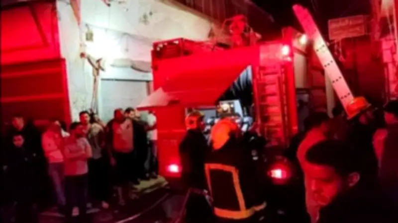 النيابة العامة بشمال الجيزة تعاين حريق مستشفى حميات إمبابة وتكلف بسرعة التحريات