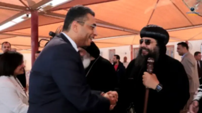 الأنبا إيلاريون يهنئ قيادات البحر الأحمر بعيد الفطر المبارك في زيارة مميزة