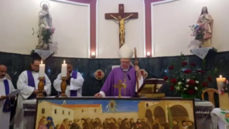 مطران الكنيسة اللاتينية يفتتح يوبيل القديس فرنسيس الآسيزي بلقاء روحي في الأقصر