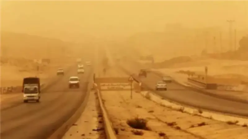 الأرصاد تحذر من رياح مثيرة للرمال والأتربة على مناطق الصحراء الغربية وجنوب الصعيد