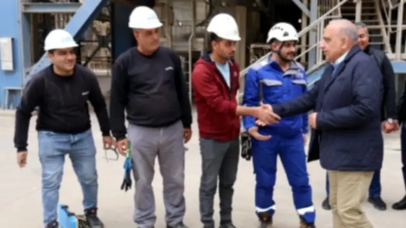 وزير الكهرباء يتفقد محطة بني سويف المركبة لمتابعة كفاءة التشغيل وترشيد استهلاك الوقود