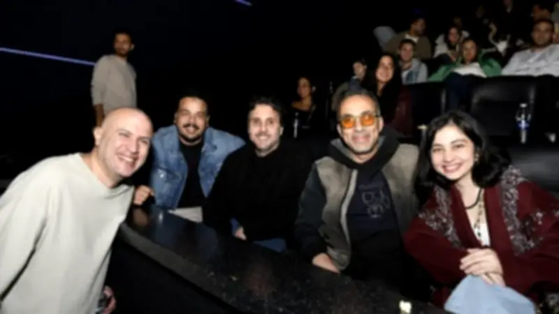 نجوم فيلم برشامة يحتفلون بنجاحه مع الجمهور في عرض خاص بالقاهرة