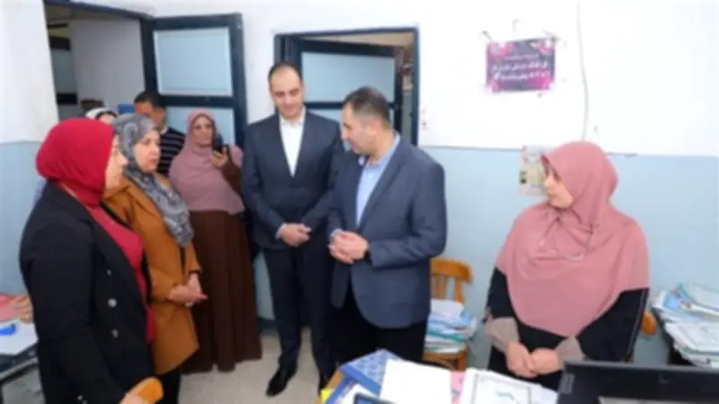 محافظ دمياط يتفقد مدينة الروضة لمتابعة جودة الخدمات المقدمة للمواطنين