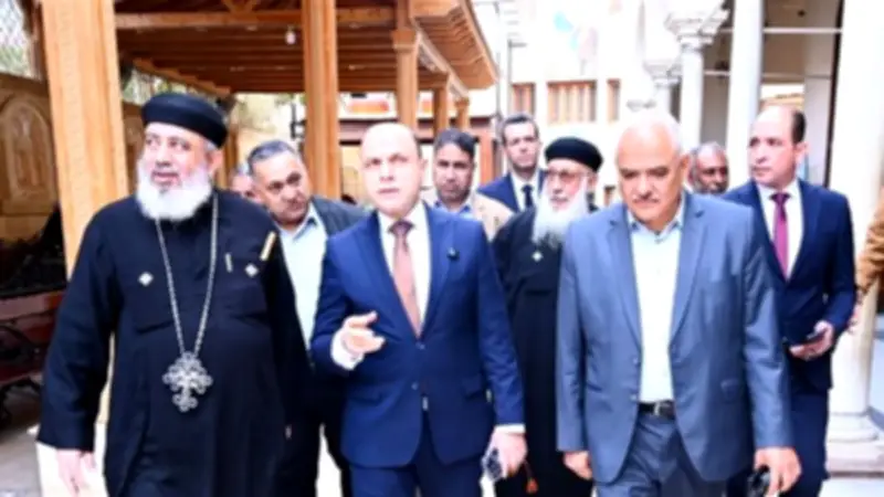 محافظ الغربية يتفقد مسار العائلة المقدسة وكنيسة السيدة العذراء في سمنود