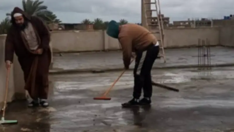 أوقاف كفر الشيخ تواصل كسح مياه الأمطار من أسطح المساجد لمواجهة الطقس السيئ