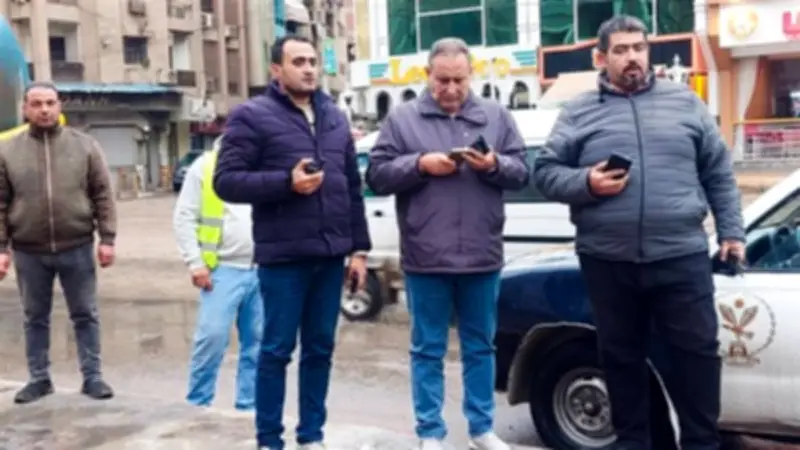 محافظ الغربية ورئيس مياه المحافظة يتفقدان جهود مواجهة الأمطار ورفع التجمعات المائية