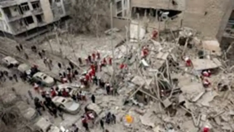 الهلال الأحمر الإيراني يتهم واشنطن وتل أبيب بقصف منطقة سكنية في طهران وإصابة مدنيين