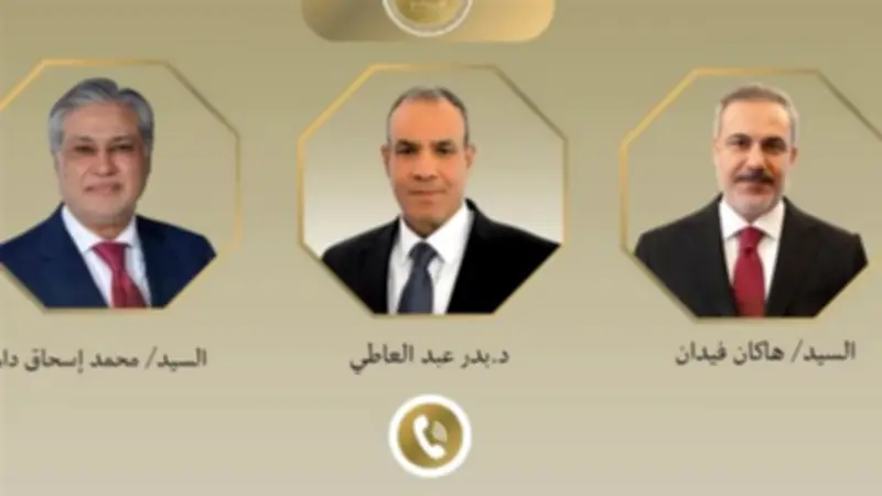 وزير الخارجية المصري يبحث مع نظيريه التركي والباكستاني جهود خفض التصعيد الإقليمي