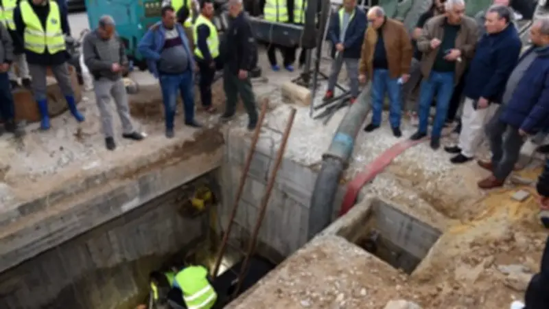 القابضة للمياه تتابع تنفيذ خط مياه زهراء المعادي لتحسين كفاءة الشبكات