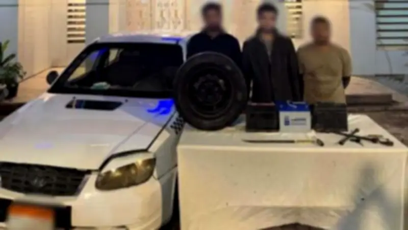 القبض على عصابة متخصصة في سرقة بطاريات وإطارات السيارات بمدينة نصر