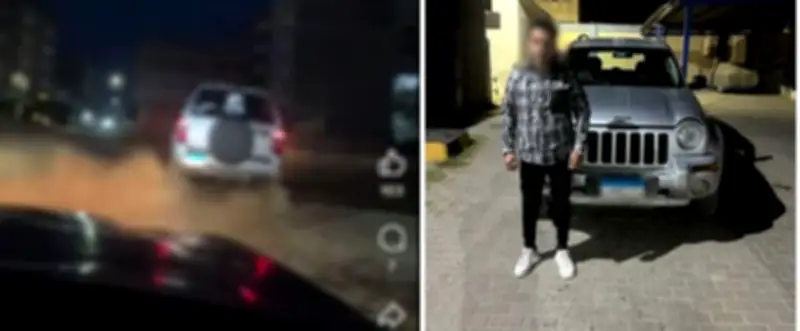 ضبط قائد سيارة ملاكي أدى استعراضات خطيرة بالجيزة وإحالته للنيابة