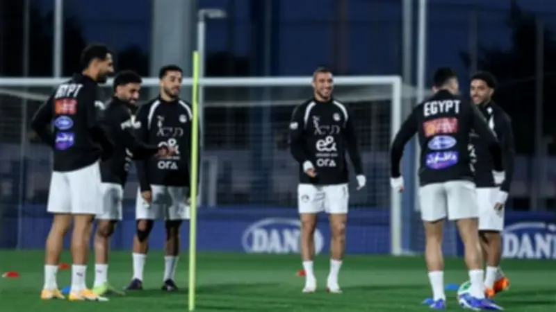 منتخب مصر يختتم استعداداته لمواجهة إسبانيا الودية في برشلونة