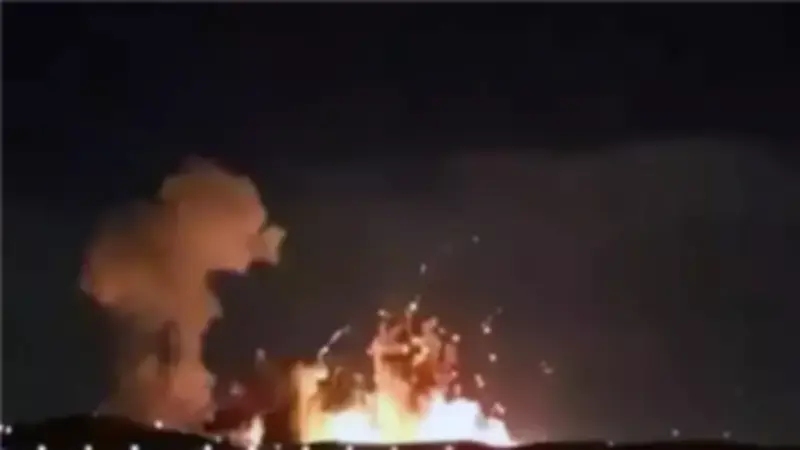 ترامب ينشر فيديو لانفجارات عنيفة تهز أصفهان الإيرانية في هجوم ليلي أمريكي