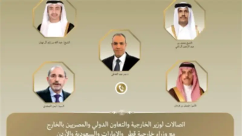 وزير الخارجية المصري يؤكد لأربع دول عربية: الحوار هو الطريق الوحيد لتفادي الفوضى الإقليمية